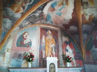 Affreschi - Chiesa di Santa Maria Vecchia a Sillavengo