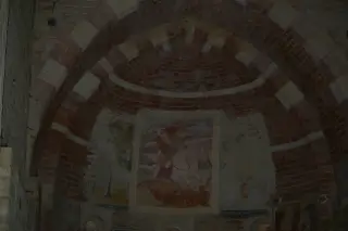 Visione complessiva dell'abside - Chiesa Cimiteriale di San Giorgio a MontafiaFrazione Bagnasco