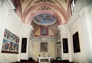 Interno - Chiesa di Sant'Antonio Abate a Arola