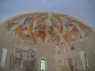 Affreschi Abside - Rettoria di San Gaudenzio a LessonaFrazione Principe