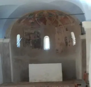 Affreschi Abside - Rettoria di San Gaudenzio a LessonaFrazione Principe