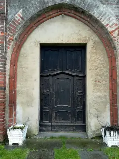 Portale - Chiesa di San Sebastiano a Fontanetto Po