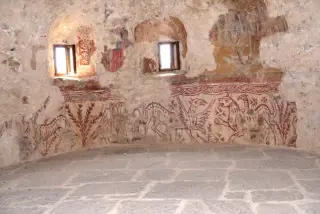 Affreschi nell'esonartece - Parrocchiale di San Vincenzo in Castro a Pombia