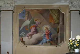 Annunciazione - Santuario della Madonna delle Grazie o Santa Maria delle Grazie a Borgo Ticino