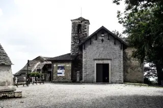Vista e campanile - Eremo o Chiesa di San Salvatore a Massino Visconti