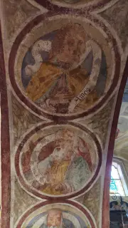 Affreschi - Chiesa o Santuario di San Filippo e Giacomo o della Madonna delle Grazie a StresaFrazione Levo