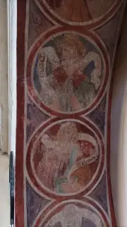 Affreschi - Chiesa o Santuario di San Filippo e Giacomo o della Madonna delle Grazie a StresaFrazione Levo