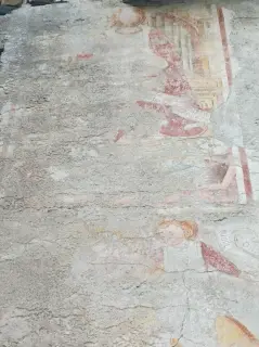 Tracce di affreschi - Collegiata o Chiesa di Sant'Ambrogio a Omegna