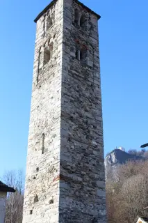 Campanile - Chiesa di San Filiberto a PellaFrazione Alzo