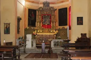 Interno - Chiesa di San Filiberto a PellaFrazione Alzo