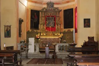 Interno - Chiesa di San Filiberto a PellaFrazione Alzo