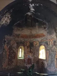 Affreschi - Chiesa o Oratorio di Santa Maria Assunta o al Piaggio a VilladossolaFrazione Piaggio