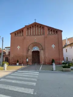 Facciata - Parrocchiale dell' Assunta a Borgoratto Alessandrino