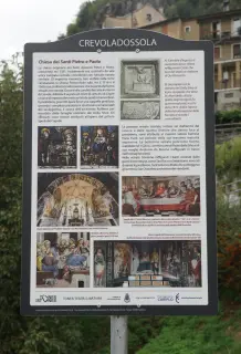 Pannello illustrativo - Parrocchiale dei Santi Pietro e Paolo a Crevoladossola