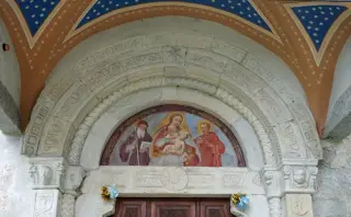 Lunetta - Parrocchiale di San Giulio a CrodoFrazione Cravegna