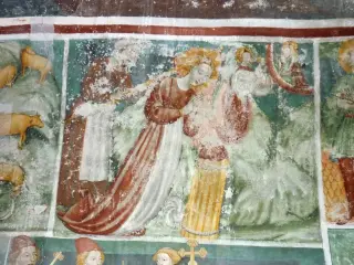 Affreschi - Cappella di San Pantaleone a BoccioletoFrazione Oro