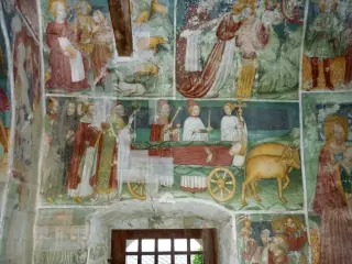 Affreschi - Cappella di San Pantaleone a BoccioletoFrazione Oro