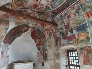 Affreschi - Cappella di San Pantaleone a BoccioletoFrazione Oro