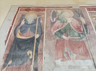 Affreschi - Parrocchiale di Sant'Antonio Abate a BoccioletoFrazione Fervento