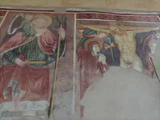 Affreschi - Parrocchiale di Sant'Antonio Abate a BoccioletoFrazione Fervento