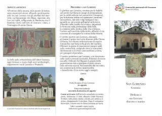 Opuscolo - Chiesa di San Lorenzo a Gozzano
