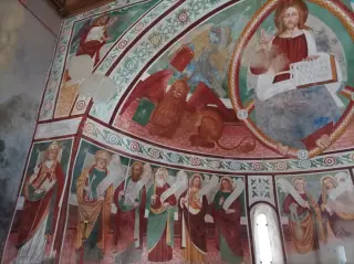 Cristo e San Marco e San Giovanni - Chiesa di San Marcello a Paruzzaro