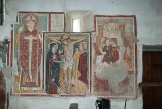 Crocifissione, Madeonna del Latte e Sant'Orso - Chiesa di San Martino di Ingravo a Bolzano Novarese