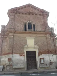 Facciata - Chiesa di San Sebastiano a Lombriasco