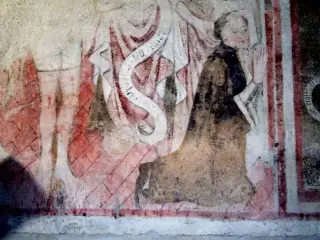Affresco - Pieve o Santuario di Santa Maria de Ortis a Vigone