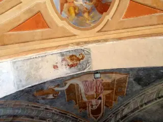 Arco trionfale - Pieve o Santuario di Santa Maria de Ortis a Vigone