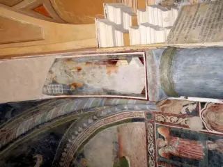 Arco trionfale - Pieve o Santuario di Santa Maria de Ortis a Vigone