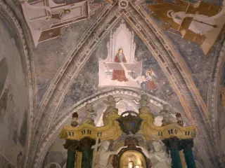 Evangelista Abside - Pieve o Santuario di Santa Maria de Ortis a Vigone