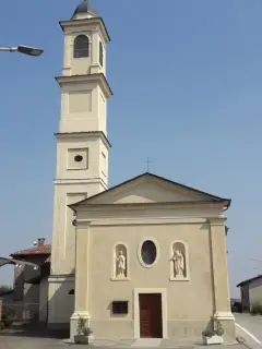 Facciata - Cappella di Santa Maria Assunta o della Stella a MacelloFrazione Stella
