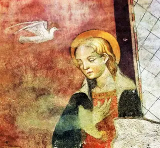 Affreschi - Cappella di Santa Maria Assunta o della Stella a MacelloFrazione Stella