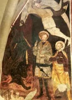 Affreschi - Cappella di Santa Maria Assunta o della Stella a MacelloFrazione Stella