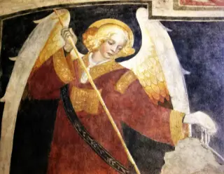 Affreschi - Cappella di Santa Maria Assunta o della Stella a MacelloFrazione Stella