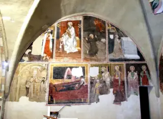 Presbiterio, parete Nord - Cappella di Santa Maria Assunta o della Stella a MacelloFrazione Stella