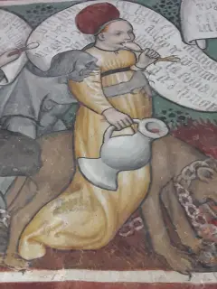 Particolare della Gola - Cappella di Missione a Villafranca PiemonteFrazione San Giovanni