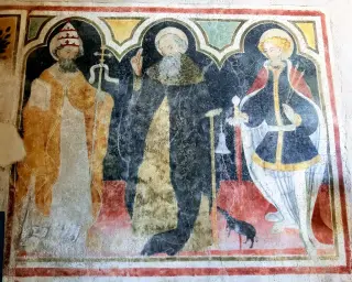 Affreschi - Chiesa di Santa Maria del Monastero a Manta