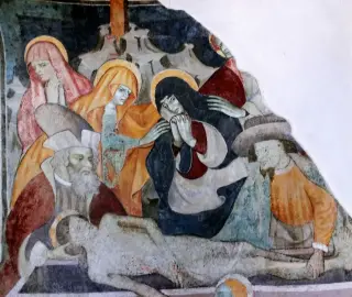 Affreschi - Chiesa di Santa Maria del Monastero a Manta