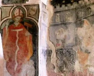 Affreschi - Chiesa di Santa Maria del Monastero a Manta