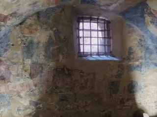 Affreschi torre campanaria - Chiesa Castellana Ex Parrocchiale dei Santi Filippo e Giacomo a Verzuolo