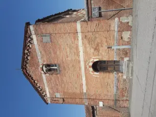 Facciata - Chiesa Cimiteriale di San Pietro Vecchio al Cimitero a Brusasco