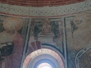 Cristo che esce dal sepolcro - Chiesa Cimiteriale di San Pietro Vecchio al Cimitero a Brusasco