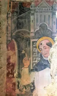 Affresco San Domenico - Resti Della Chiesa di San Domenico o dei Santi Bovo e Pietro Martire a Peveragno