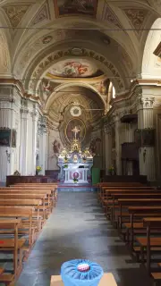 Interno - Parrocchiale della Natività di Maria Santissima a Aisone