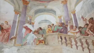 Affreschi seicenteschi - Battistero del Duomo a Novara