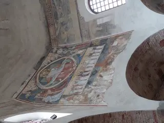 Pantocratore e Giudizio Universale - Battistero del Duomo a Novara