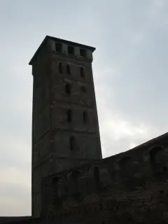Campanile - Abbazia di San Nazzaro o dei Santi Nazario e Celso a San Nazzaro Sesia