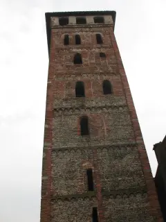 Campanile - Abbazia di San Nazzaro o dei Santi Nazario e Celso a San Nazzaro Sesia
